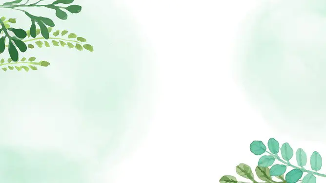 花朵花草边框背景图片知识介绍PPT模板(古典)
