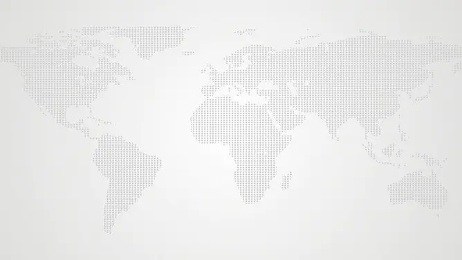 大气灰色世界地图PPT背景图片-世界地图底纹 大气商务