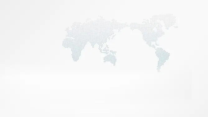 大气灰色世界地图PPT背景图片-世界地图底纹 大气商务