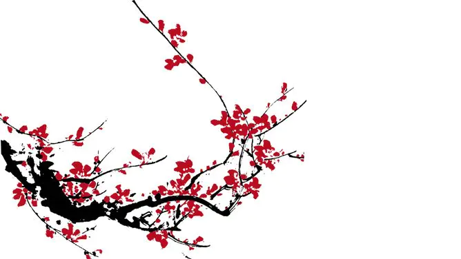 梅竹菊兰荷中国风PPT素材-梅兰竹菊 国风雅韵