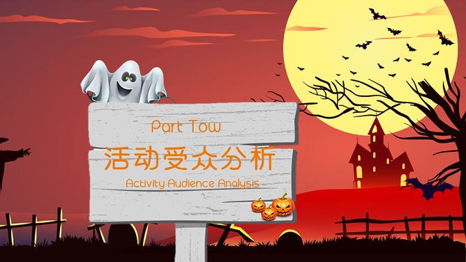 万圣节主题班会PPT课件模板