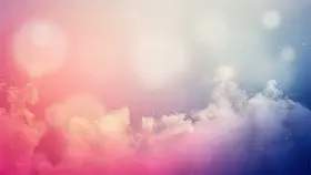油画涂鸦背景图片主题PPT模板(国风版)