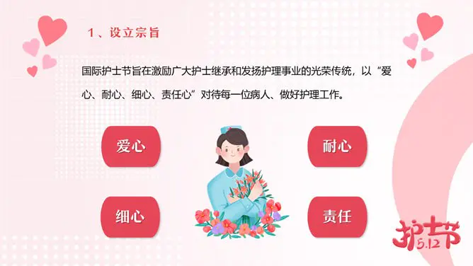 国际护士节活动策划模板(古典风格)