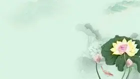 草纸中国风背景图片知识介绍PPT模板(国风)