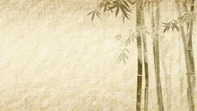 水彩花朵花环背景图片知识介绍PPT模板(古典)