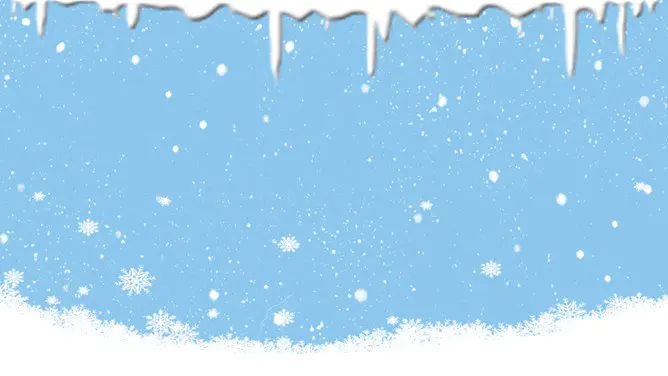 冬天冬季冰雪背景图片课件PPT模板