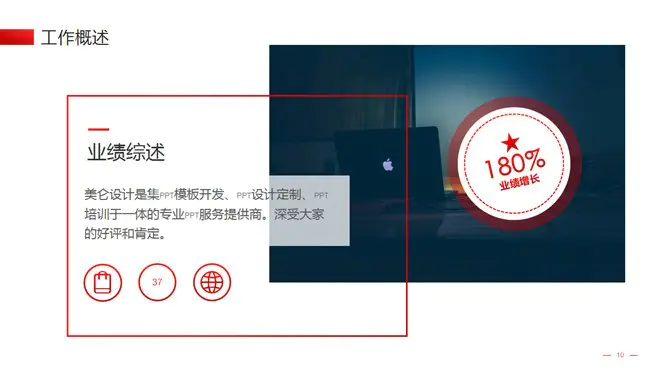 年终报告知识介绍PPT模板(古典)