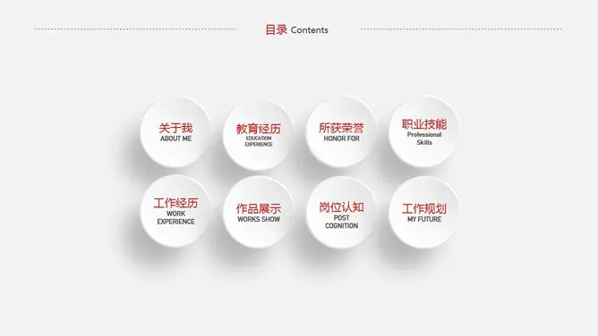 通用个人简历知识介绍PPT模板(精美)