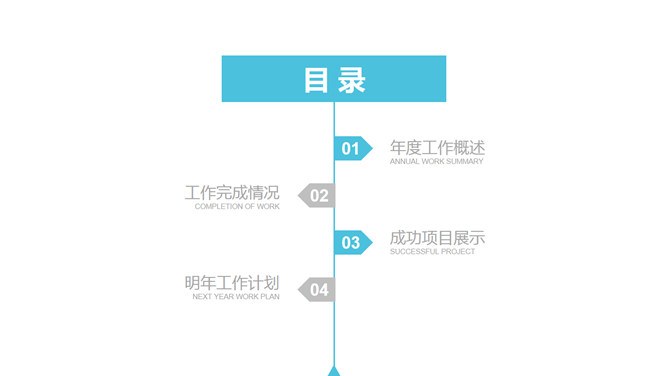 三角形工作报告知识介绍PPT模板（中国风）