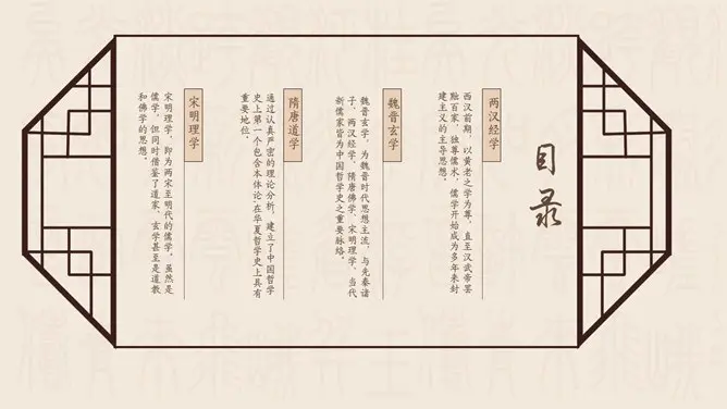 国学传统文化中国风模板(精美风格)