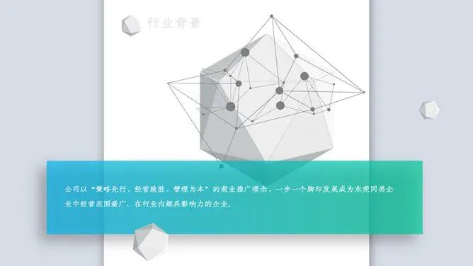 科技立体公司简介模板(精美风格)