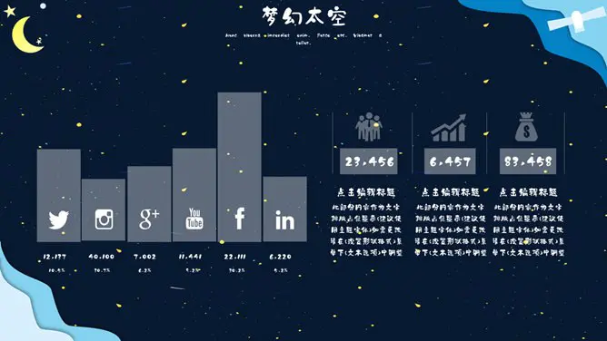 科幻儿童宇宙太空模板(高清风格)