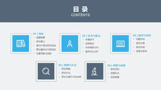 稳重侧边导航论文答辩节日介绍PPT模板(通用版)