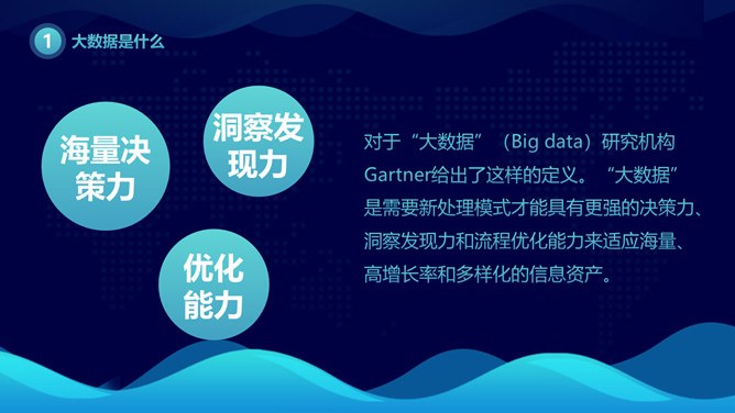 网络大数据云计算知识介绍PPT模板（高清）