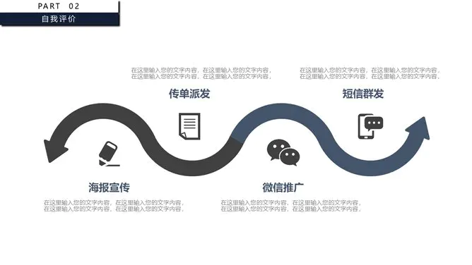 极简工作述职报告模板(大气风格)